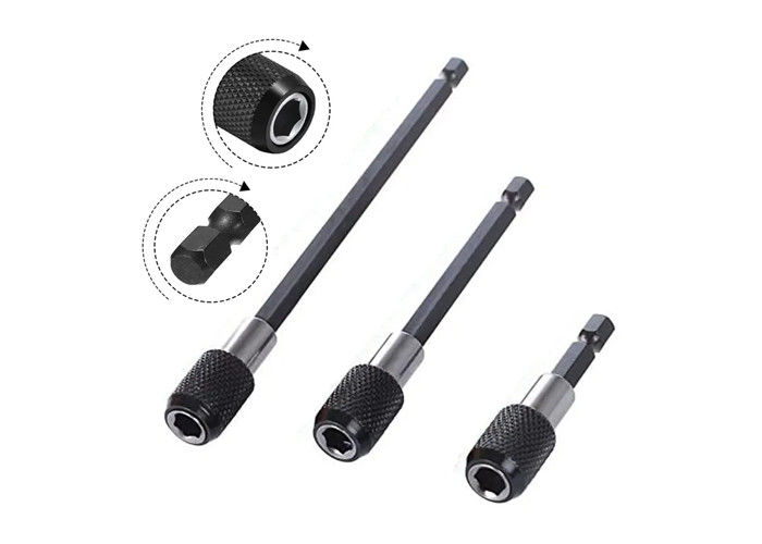 1/4 inch hoofdverlengingsstaaf Batch Magnetische schroevendraaier Snelle overdracht hefboom zelfvergrendelende verlengingsstaaf 150mm handgereedschappen