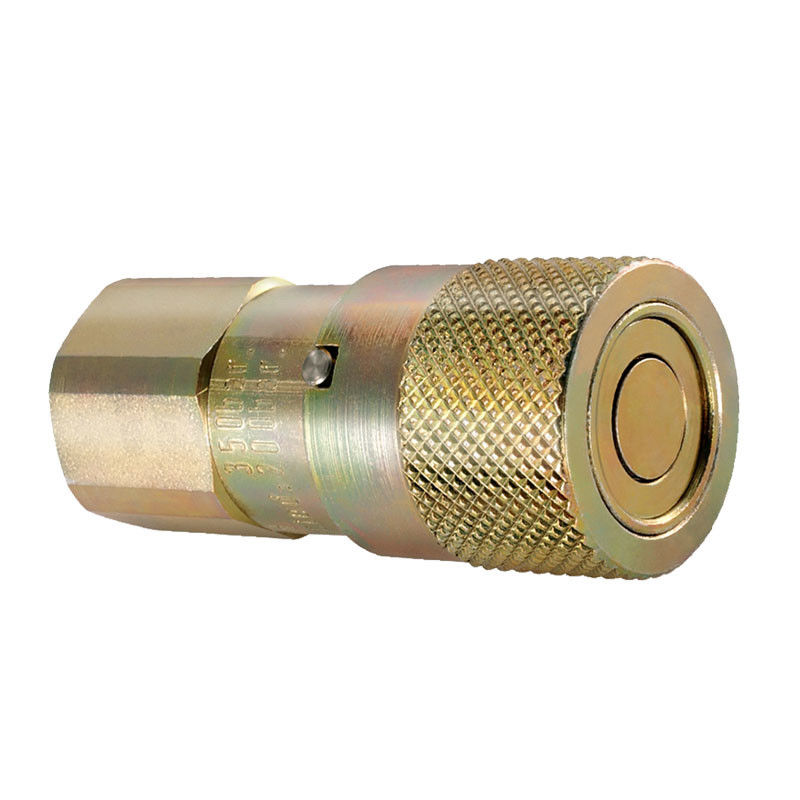 Zinkgeplatte hydraulische snelkoppelingen van staal Iso-serie Iso 16028-Cb-Sp-6fn-Qa