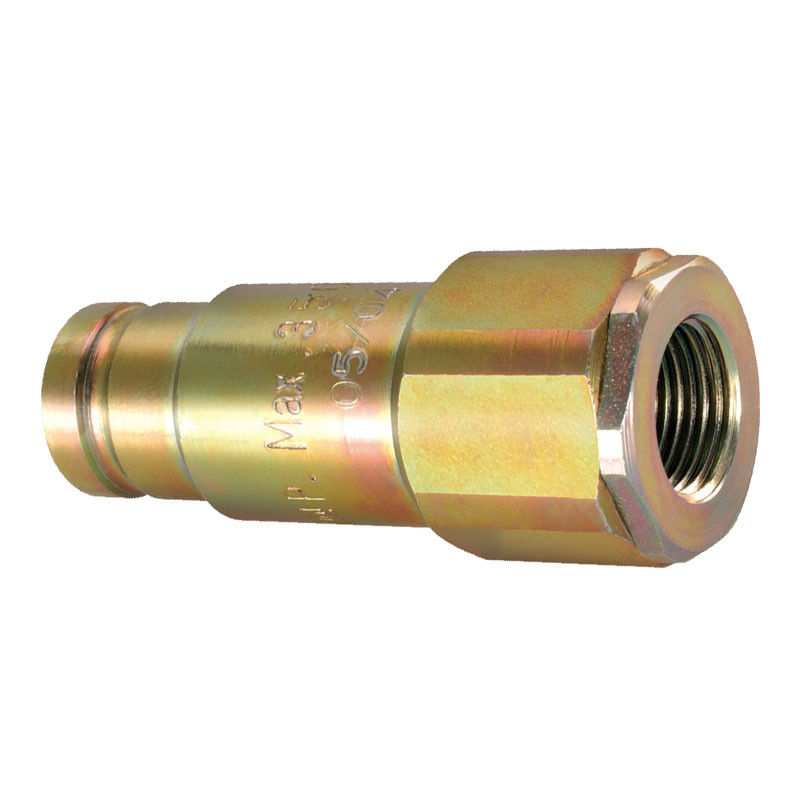 Zinkgeplatte hydraulische snelkoppelingen van staal Iso-serie Iso 16028-Cb-Sp-6fn-Qa