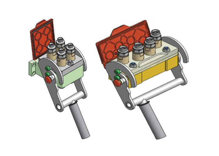 MK Serie Multi-koppeling Hydraulische Flat Face Koppelingen ISO Standaard Cam Lock Snelkoppelsysteem